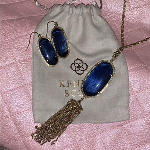Kendra Scott Elle earrings & Rayne necklace